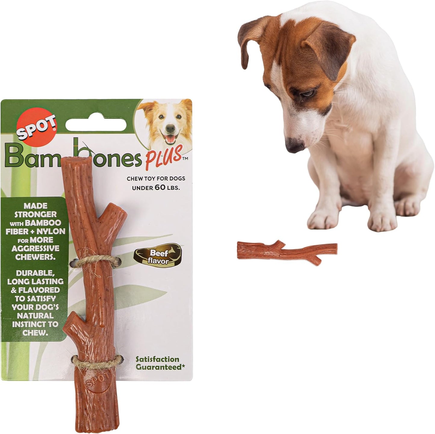 SPOT Bam-bones PLUS Branch - Durable Dog Chew