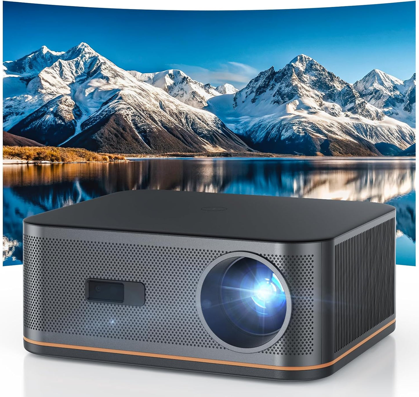 Immerse in 4K Brilliance: WiFi 6 Smart Projector
