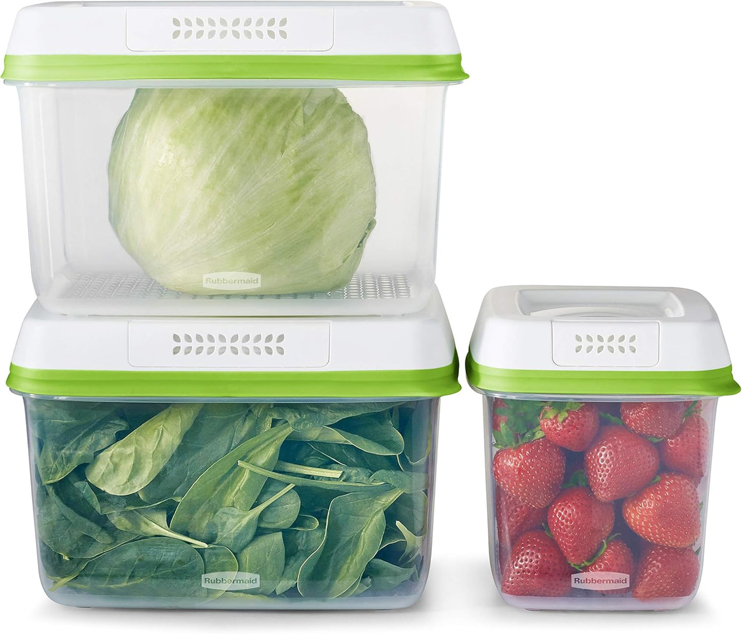 Rubbermaid FreshWorks Produce Saver 6 Piece Set for Freshness