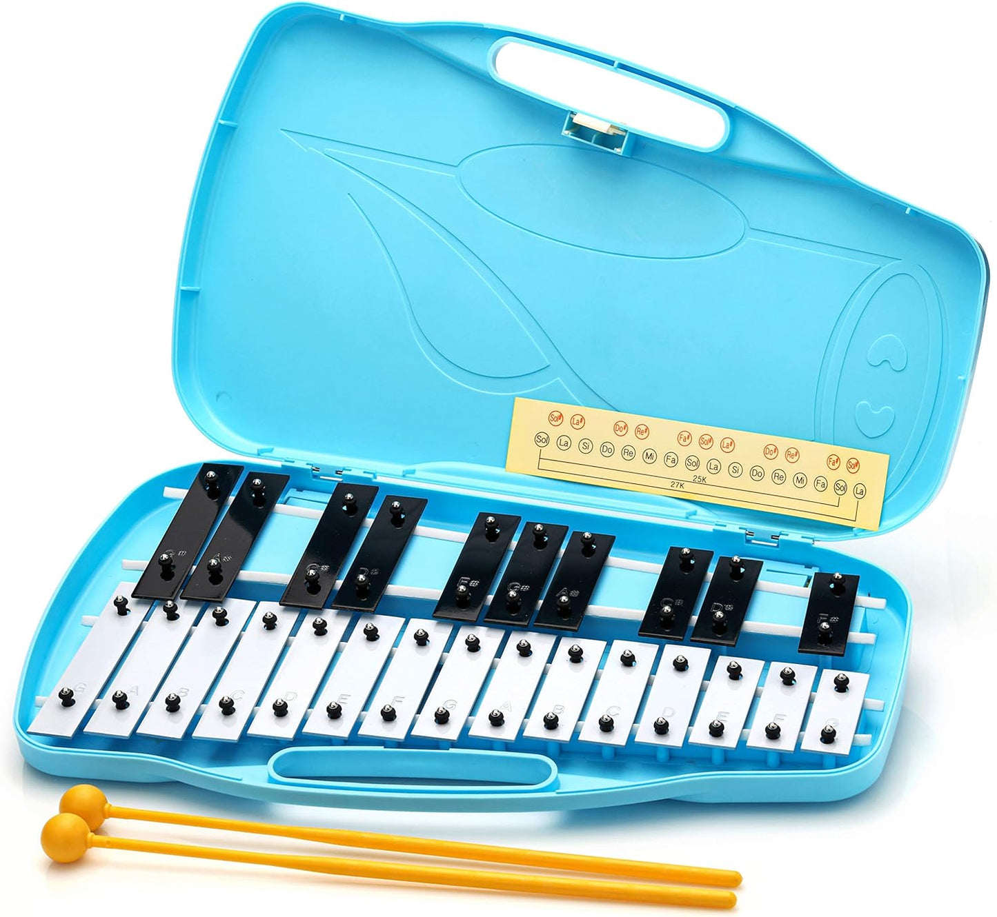 25-Note Glockenspiel for Kids and Adults - Perfect Percussion