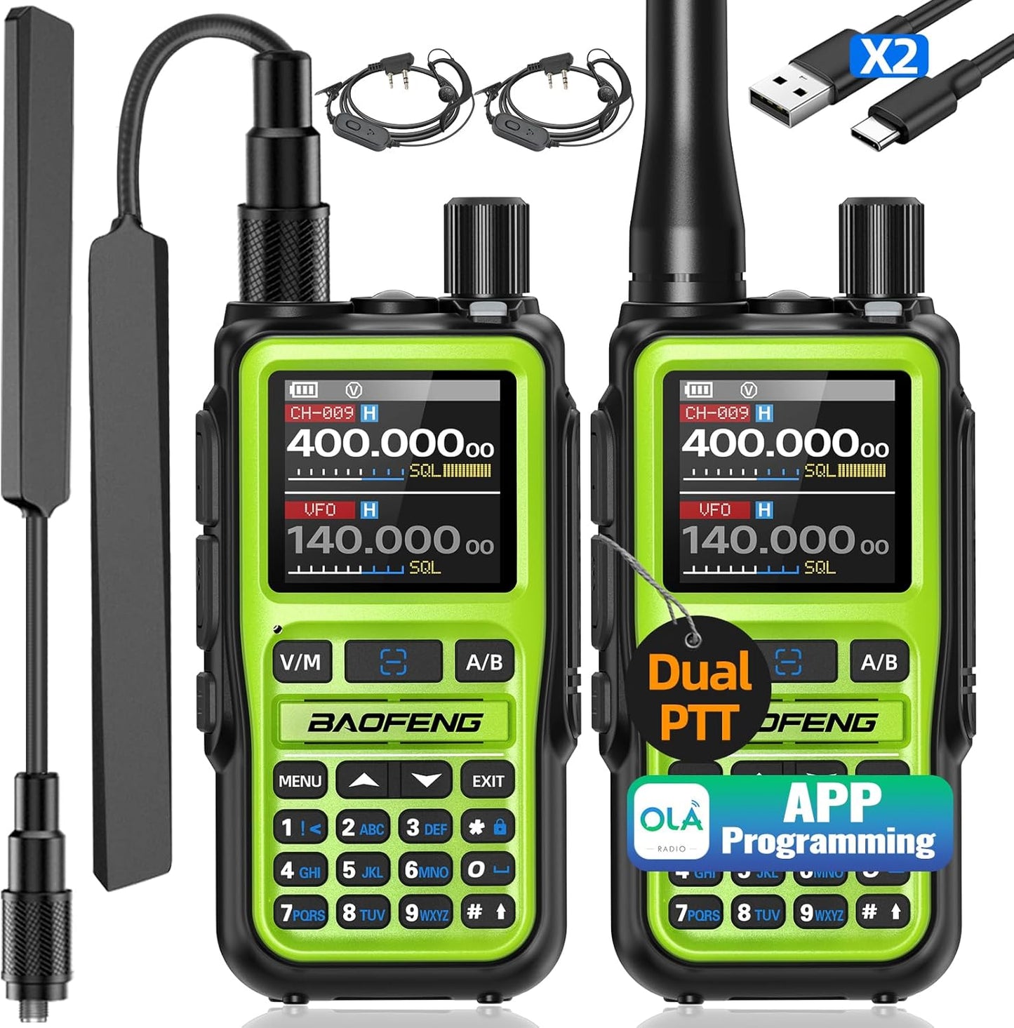 Baofeng UV-5R Mini Radio: Long Range Handheld Walkie Talkie