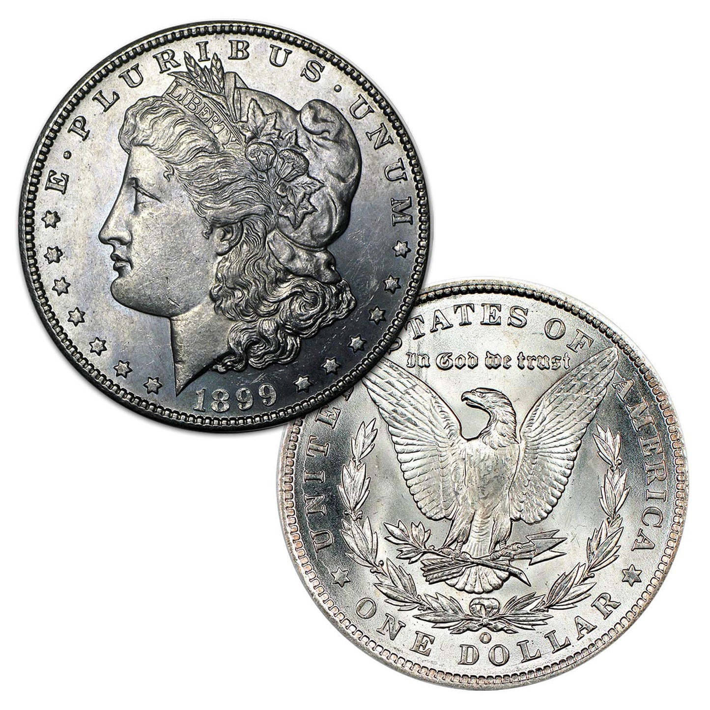 1899 O Morgan Silver Dollar Brilliant Uncirculated 90% Silver