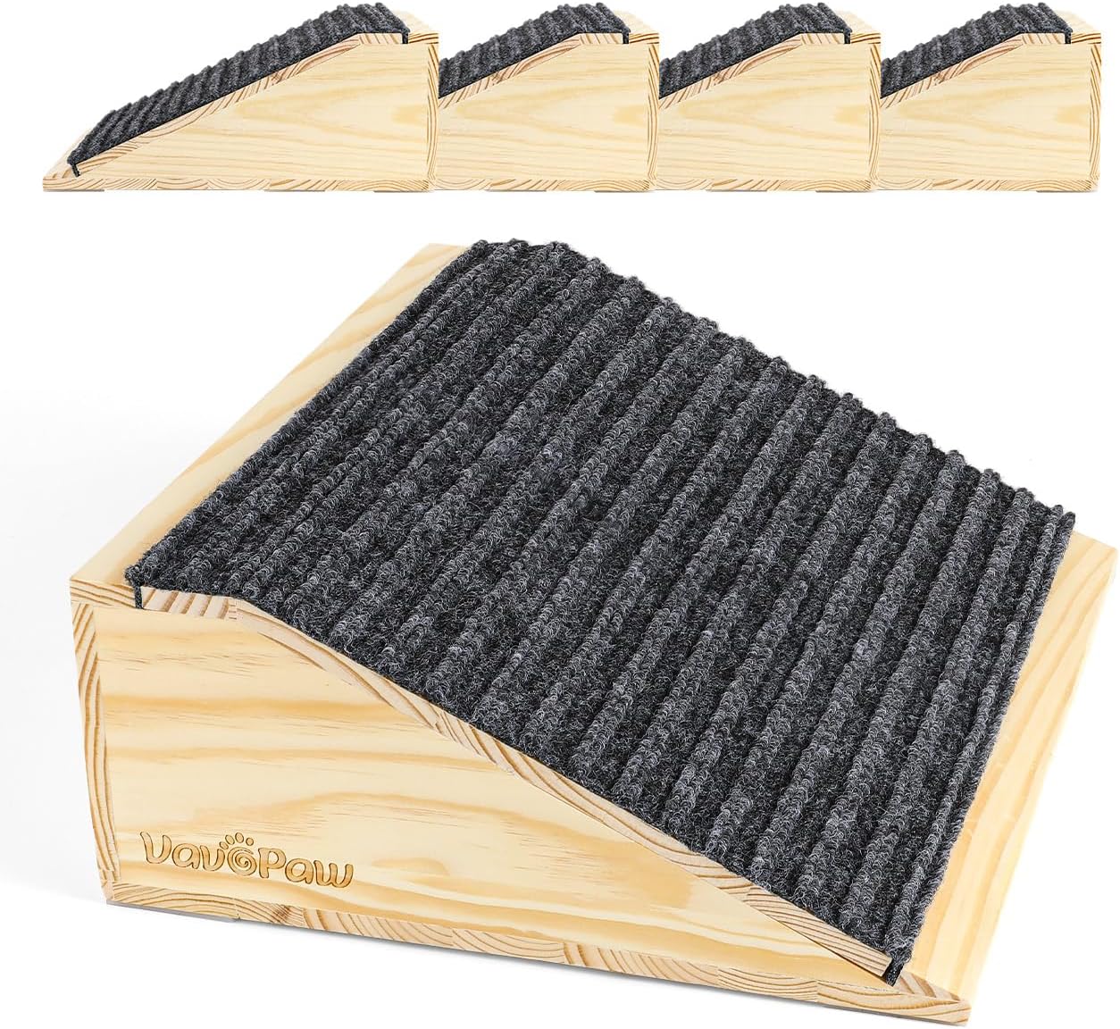 Dog Ramp for Stairs - Non-Slip Pet Ramps for Small Dogs