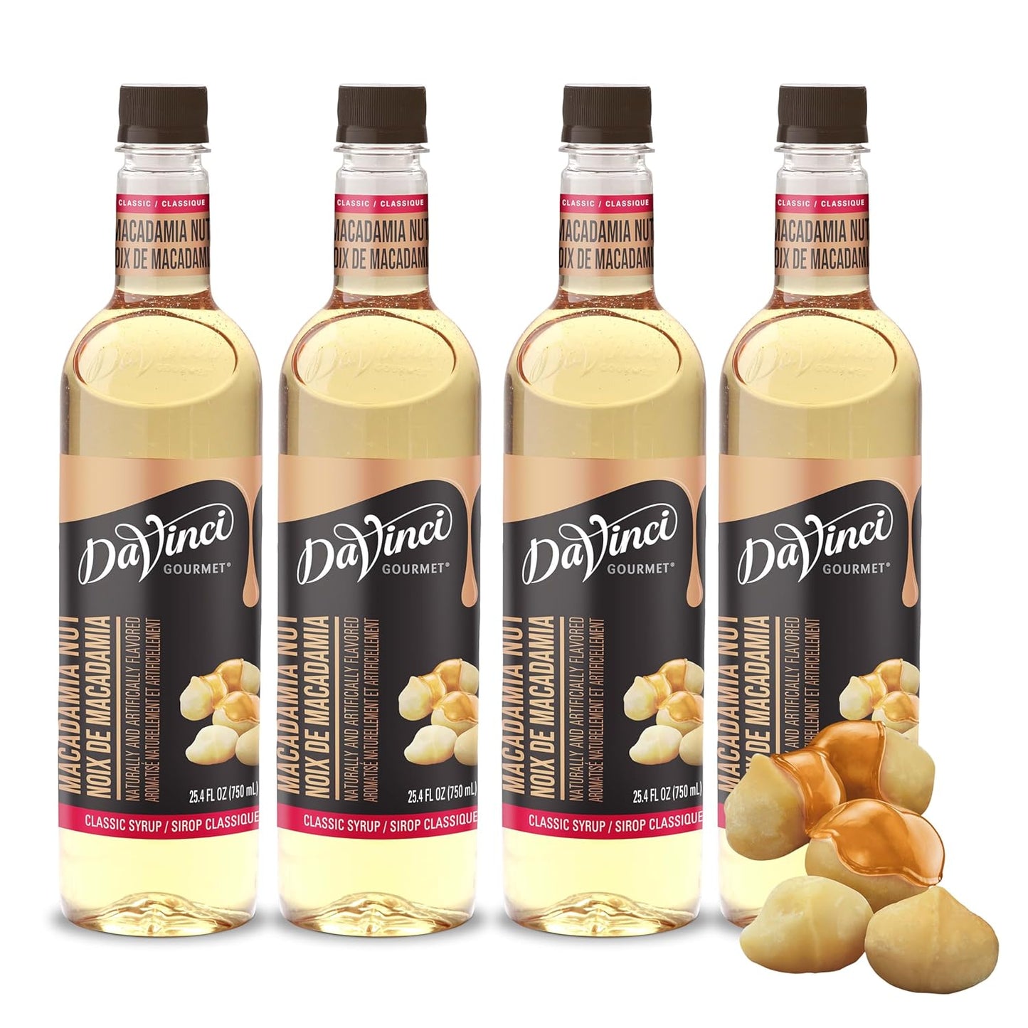 DaVinci Gourmet Classic Macadamia Nut Syrup - 25.4 Fl Oz