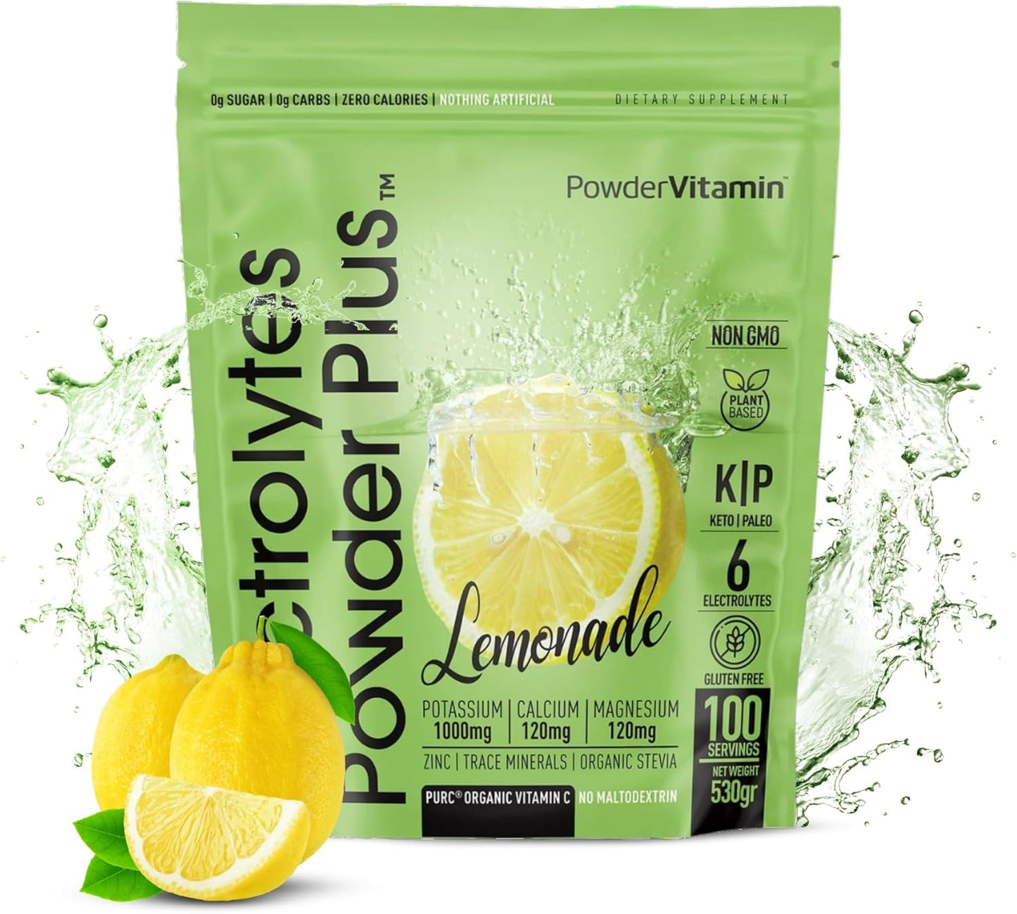PowderVitamin Electrolytes Powder Plus Keto for Hydration Needs