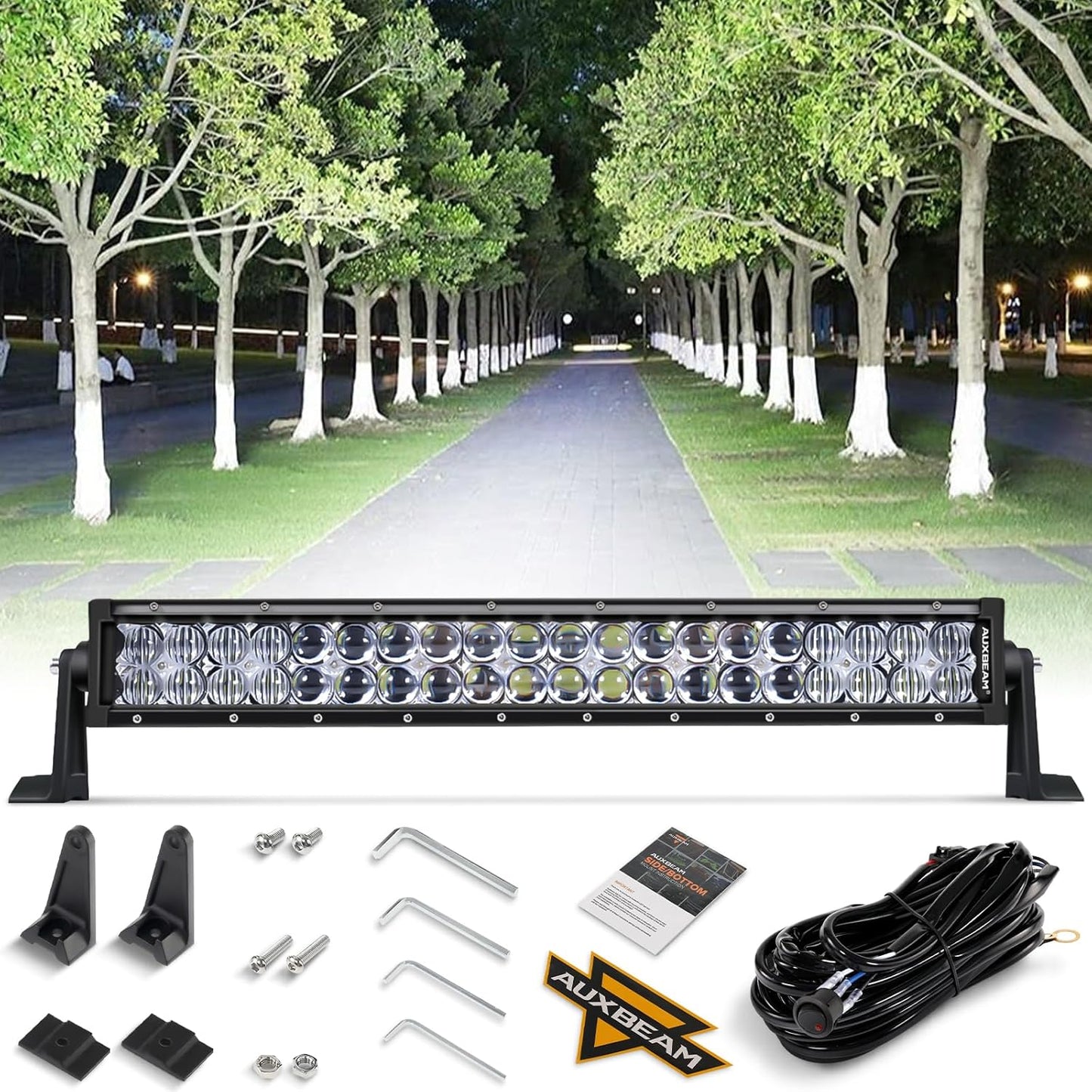 Auxbeam 22 Inch LED Light Bar: Powerful Off Road Lighting Solution