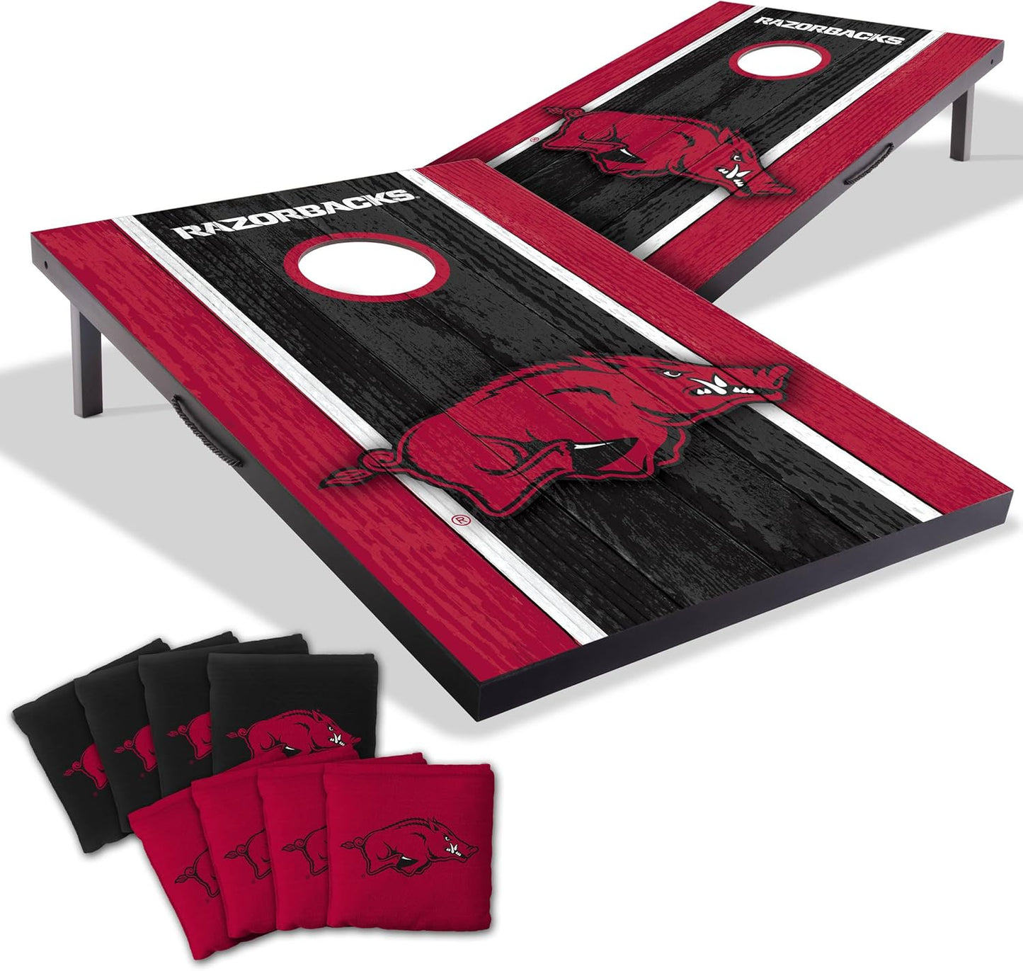 YouTheFan NCAA Portable Cornhole Game with Logo Bags for Fun