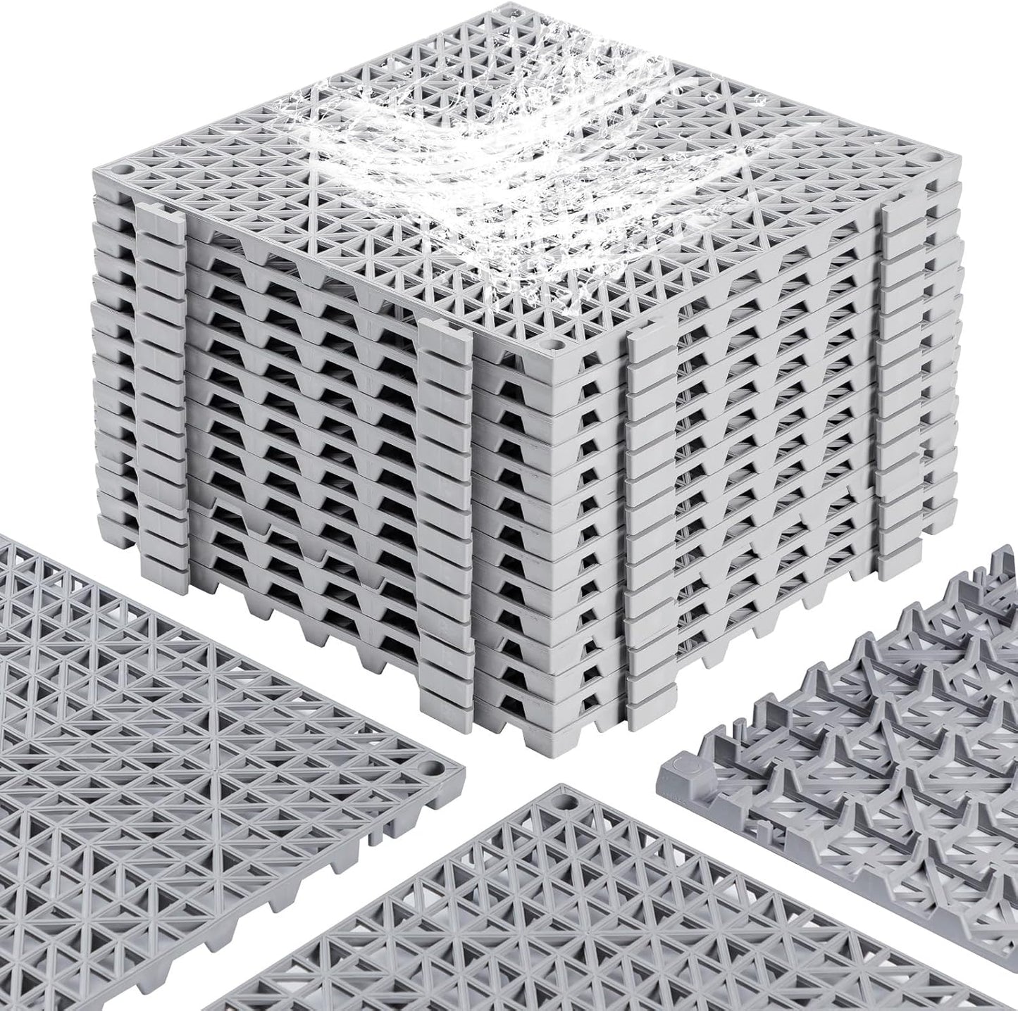 12 x 12 Drainage Interlocking Floor Tiles for Versatile Use
