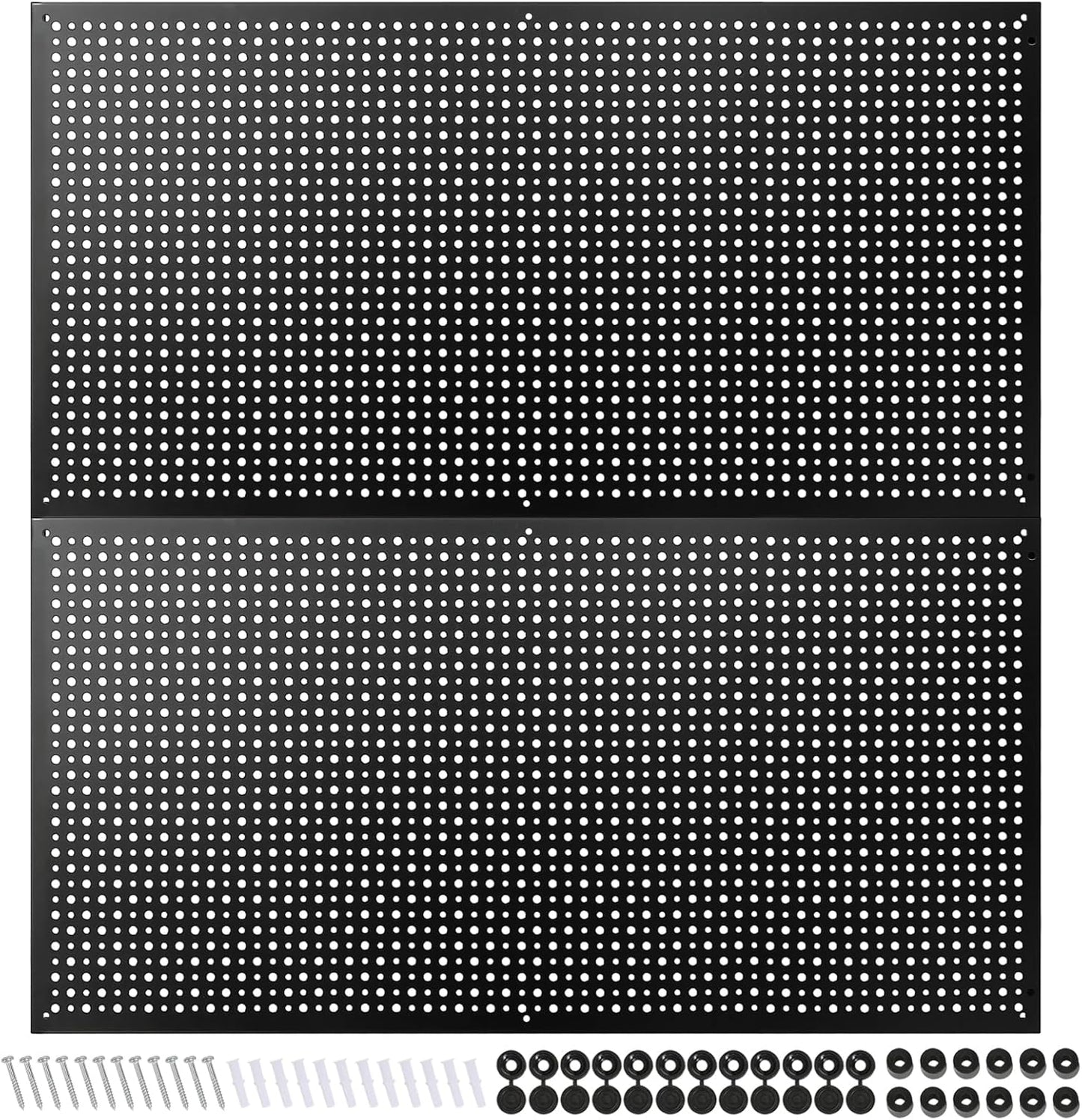 Metal Pegboard for Garage Storage - Heavy Duty Tool Organizer