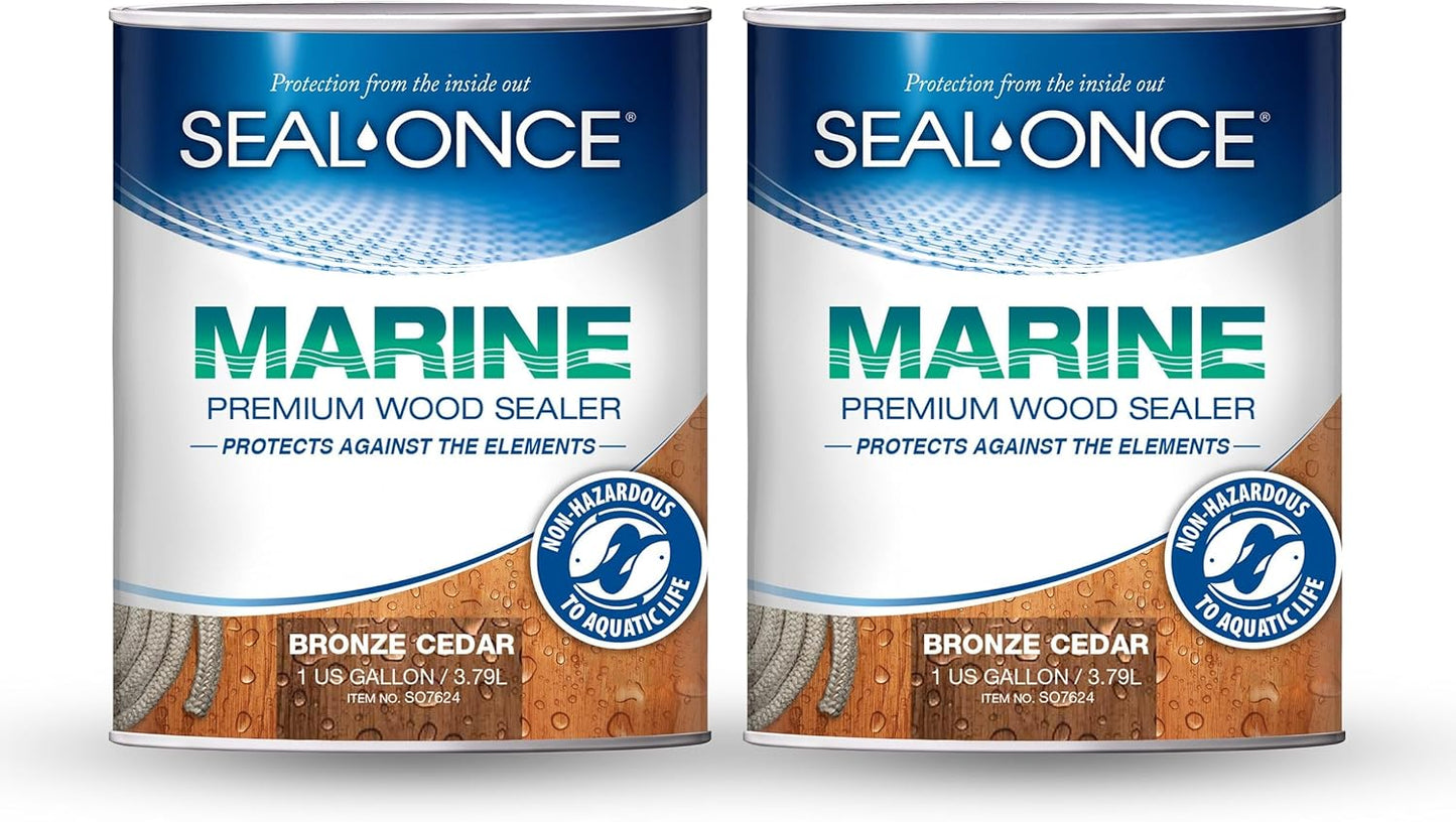 SEAL-ONCE Marine Ready Mix Wood Sealer for Ultimate Protection