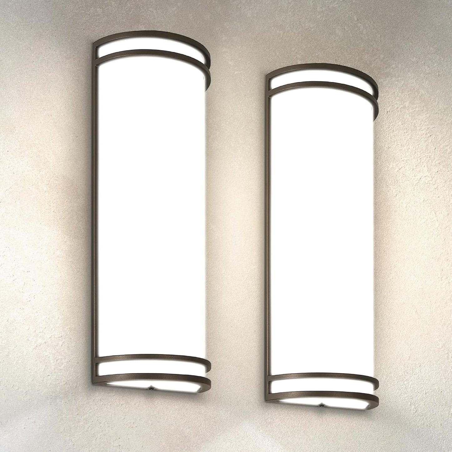 ASD 18 Inch LED Outdoor Wall Mount Light Fixture - Modern Sconce