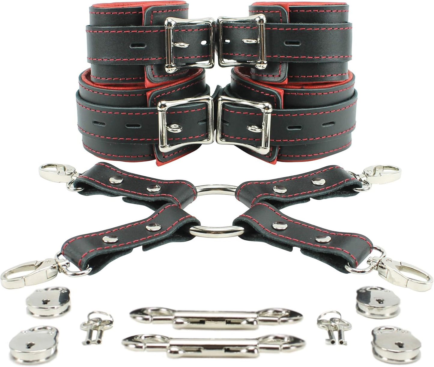 Maya Handcuffs and Ankle Cuffs with Connector for Comfort