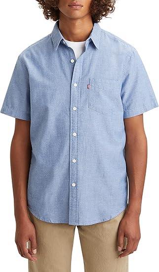 Levi's Men's Classic Short Sleeve Button Up Shirt for Style