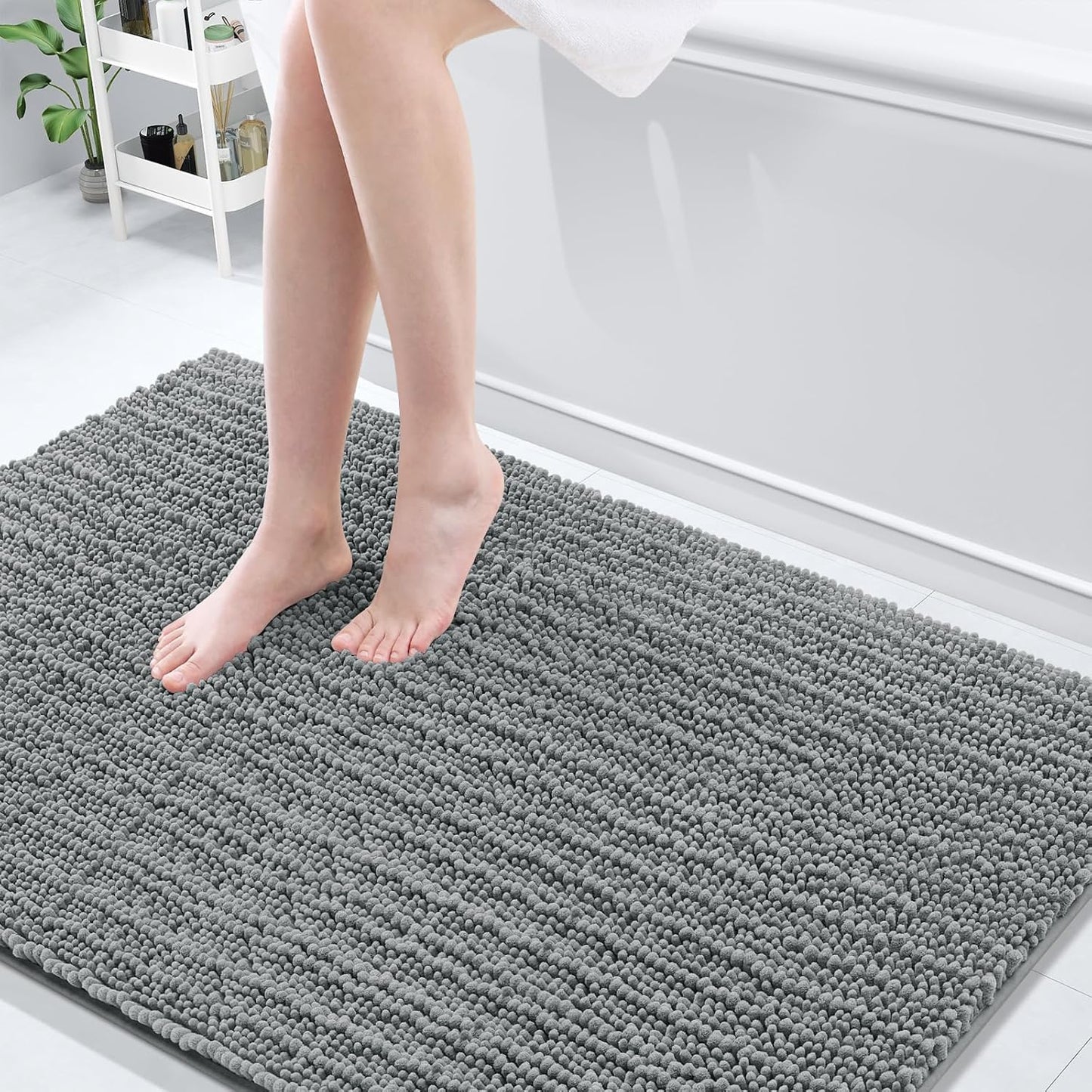 Arotive Luxury Chenille Bathroom Rug Mat for Ultimate Comfort