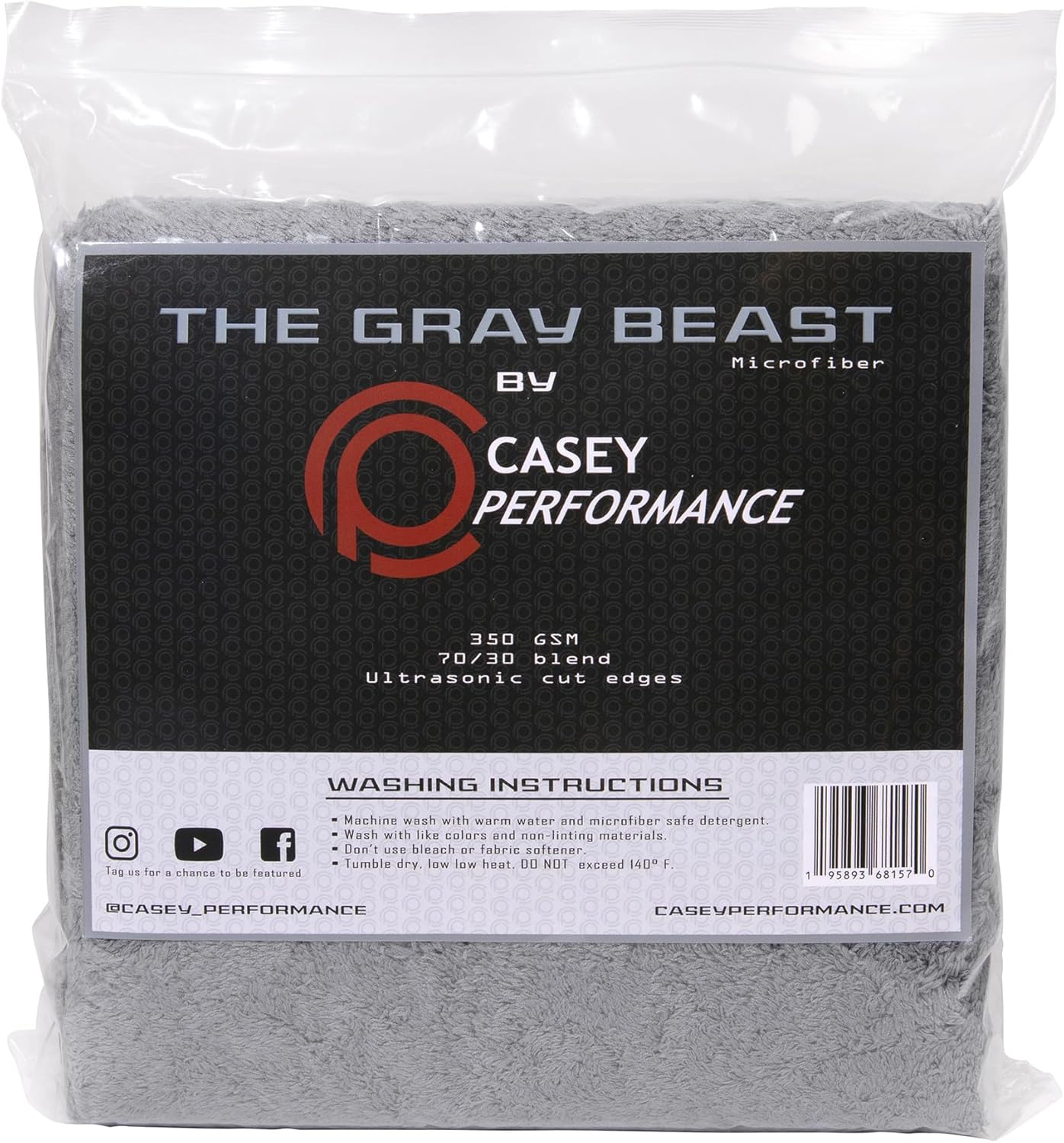 Ultimate Cleaning Power - Gray Beast Towels