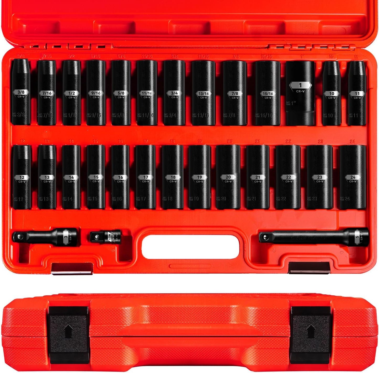 1/2 Inch Drive Deep Impact Socket Set for Every Mechanic's Needs