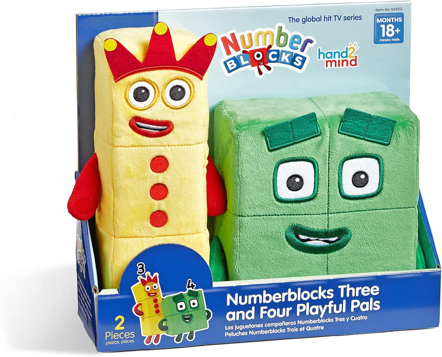 Math Plushies for Toddlers 3-5: Numberblocks Playful Pals