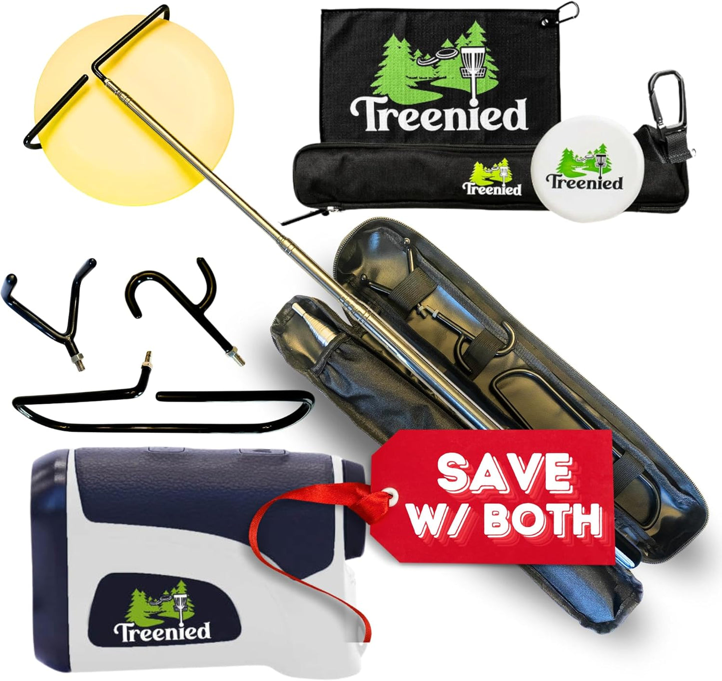 Ultimate Disc Golf Kit | Retriever Pole & Rangefinder+