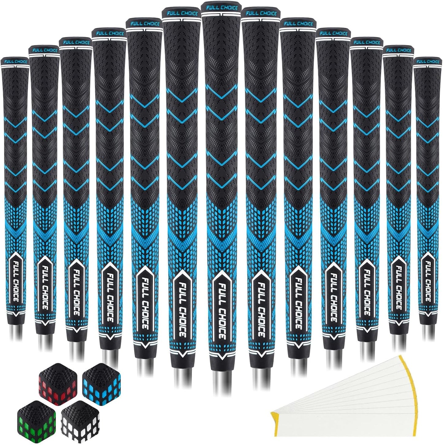 High Traction Rubber Golf Grips 13 Pack for Better Control