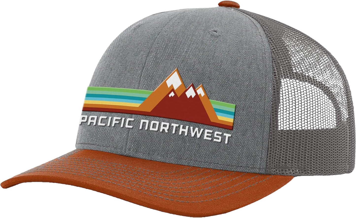 Pacific Northwest Trucker Hat - Stylish Snapback Cap for Outdoors