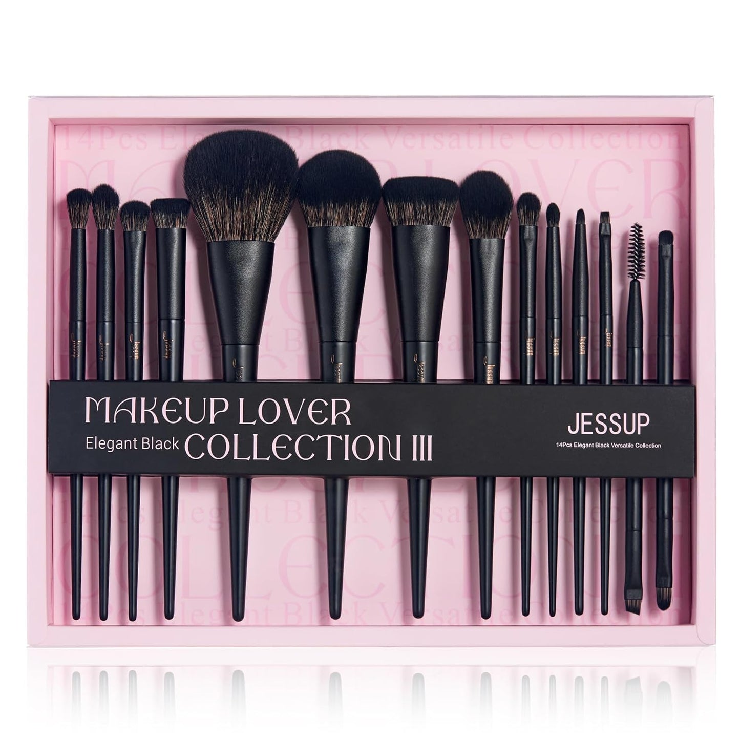 Jessup Makeup Brushes Set 14Pcs for Flawless Application
