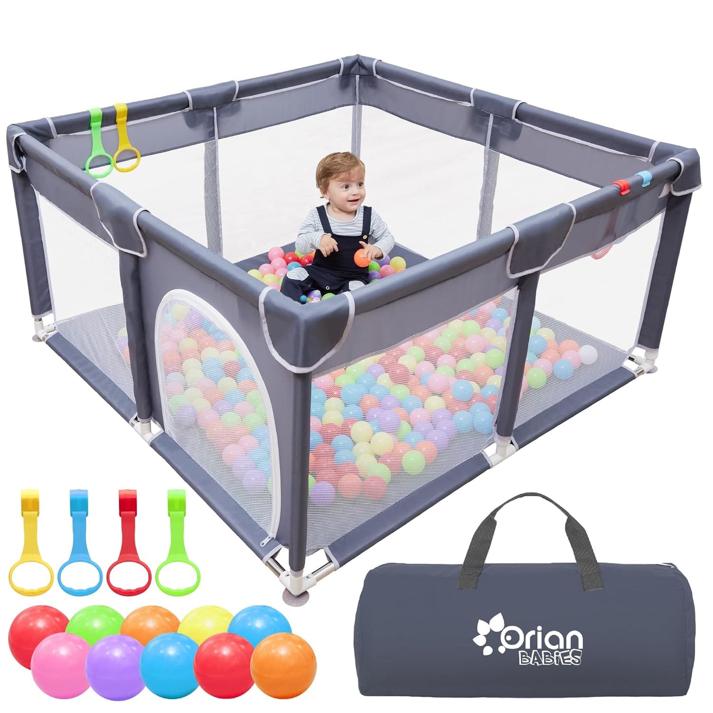 Orian Large Baby Playpen: Indoor & Outdoor Fun!
