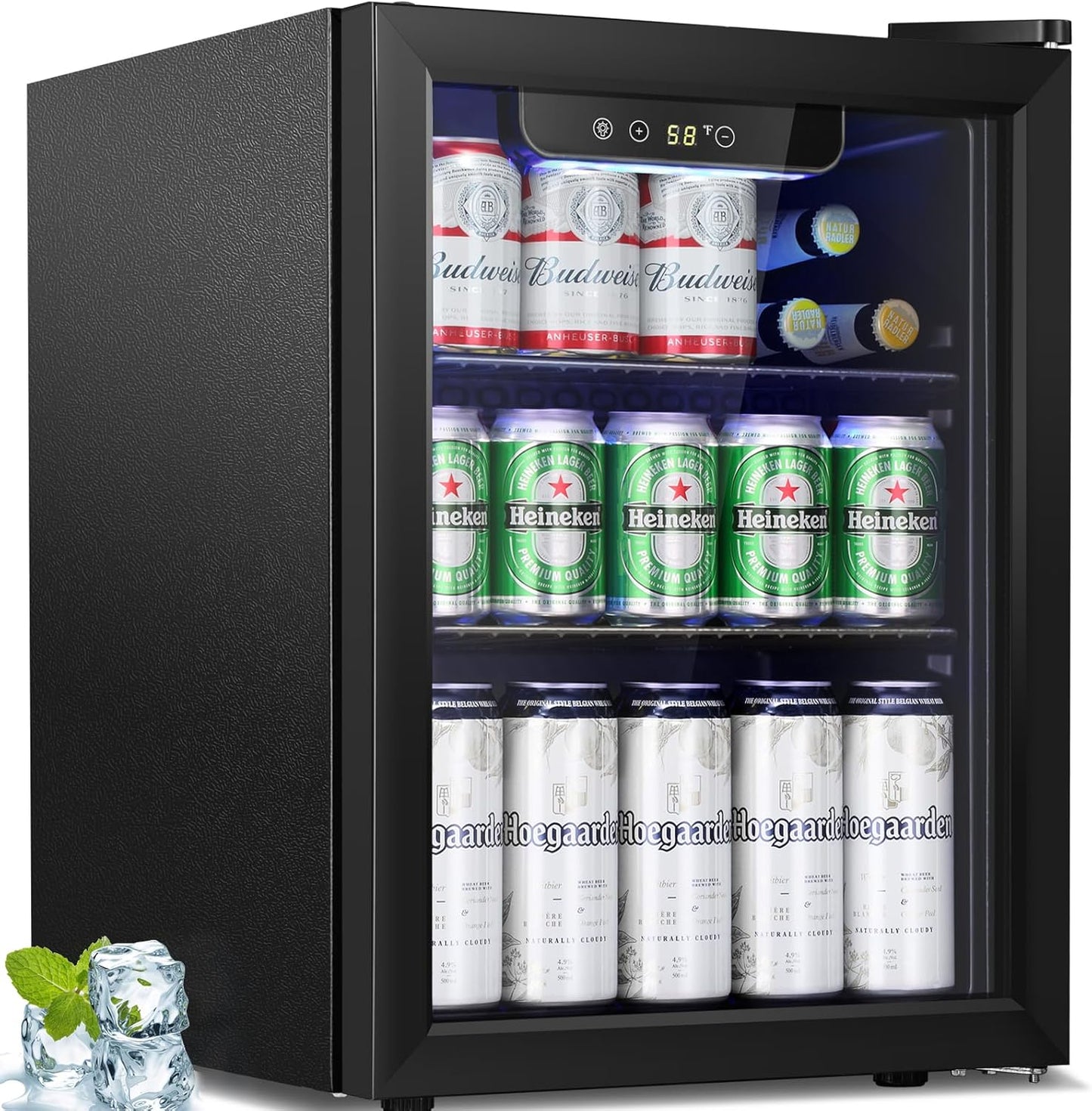Antarctic Star Beverage Refrigerator Cooler for Home and Bar