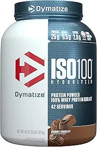 Dymatize ISO100 Hydrolyzed Protein Powder for Muscle Gains