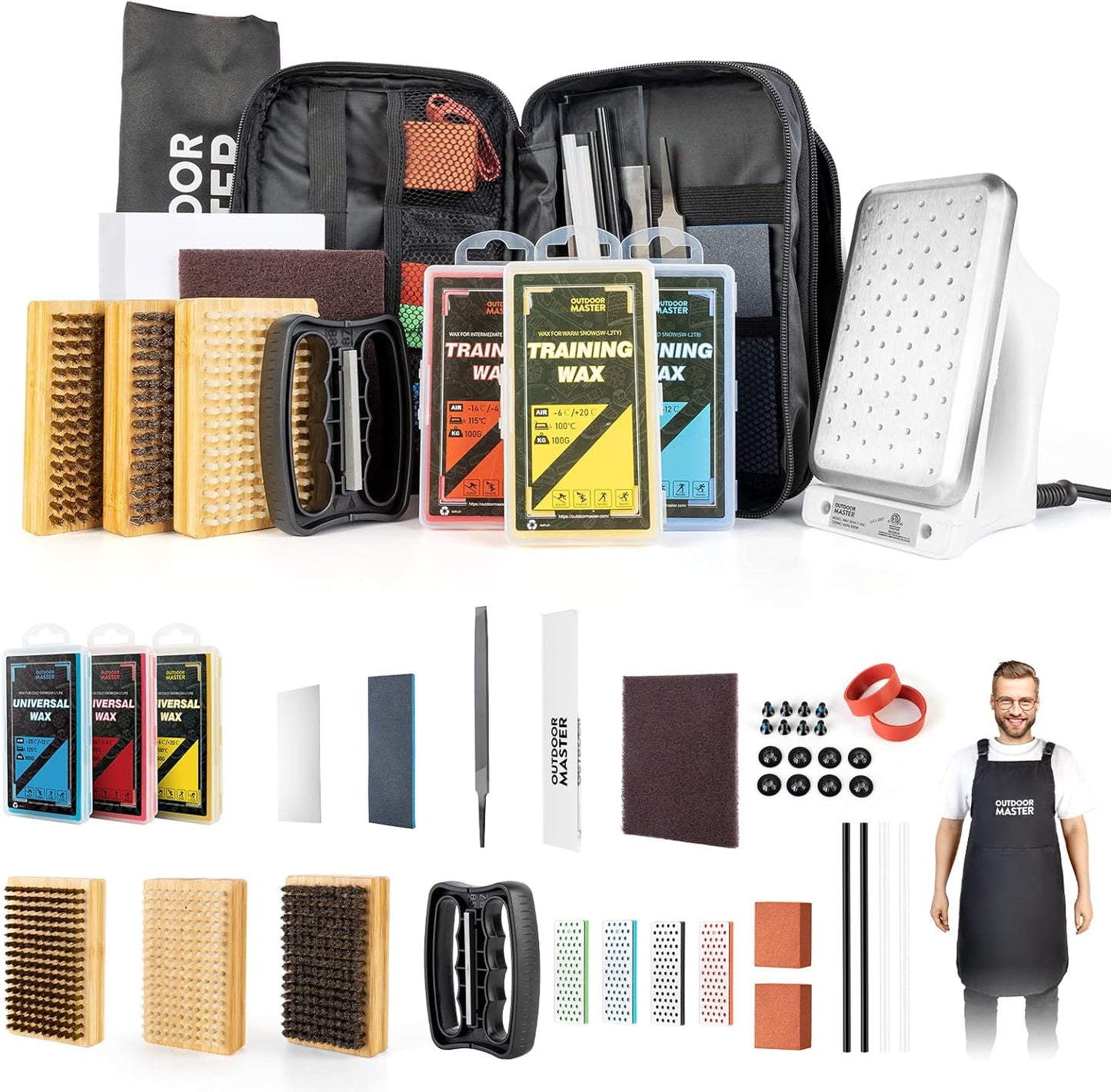 OutdoorMaster Complete Ski Tuning Kit