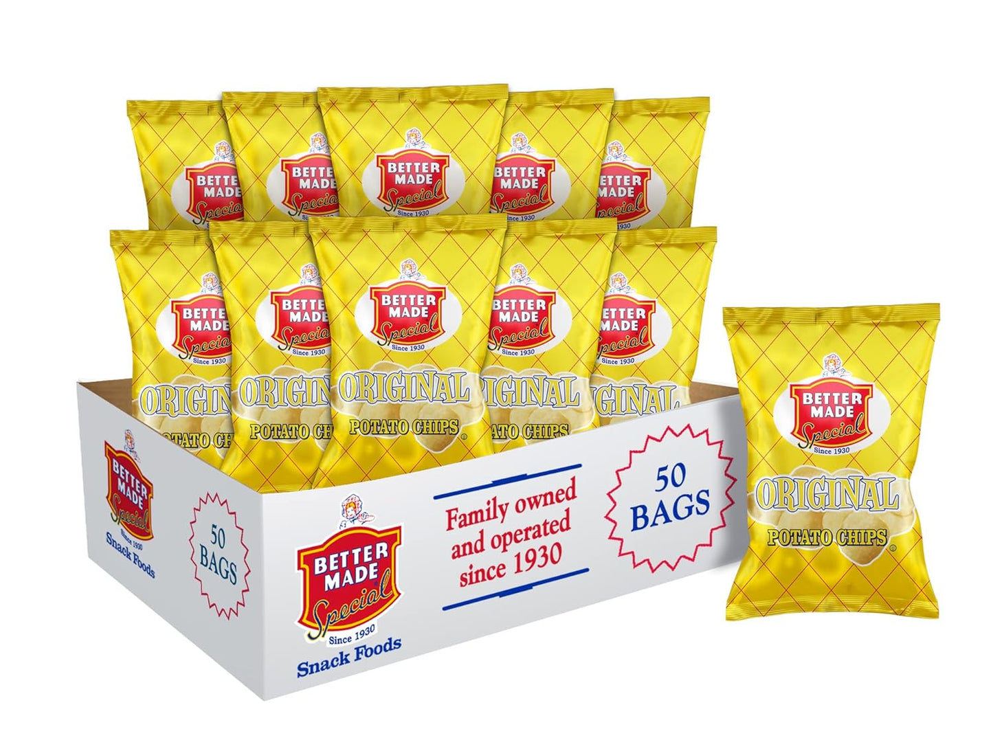 Better Made Special Potato Chips - Crunchy Snack Packs for All
