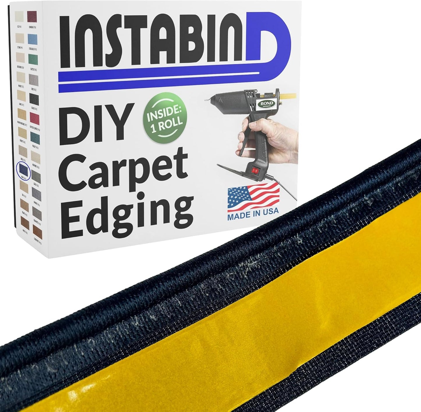 Instabind Carpet Binding Tape for DIY Area Rugs and Edges