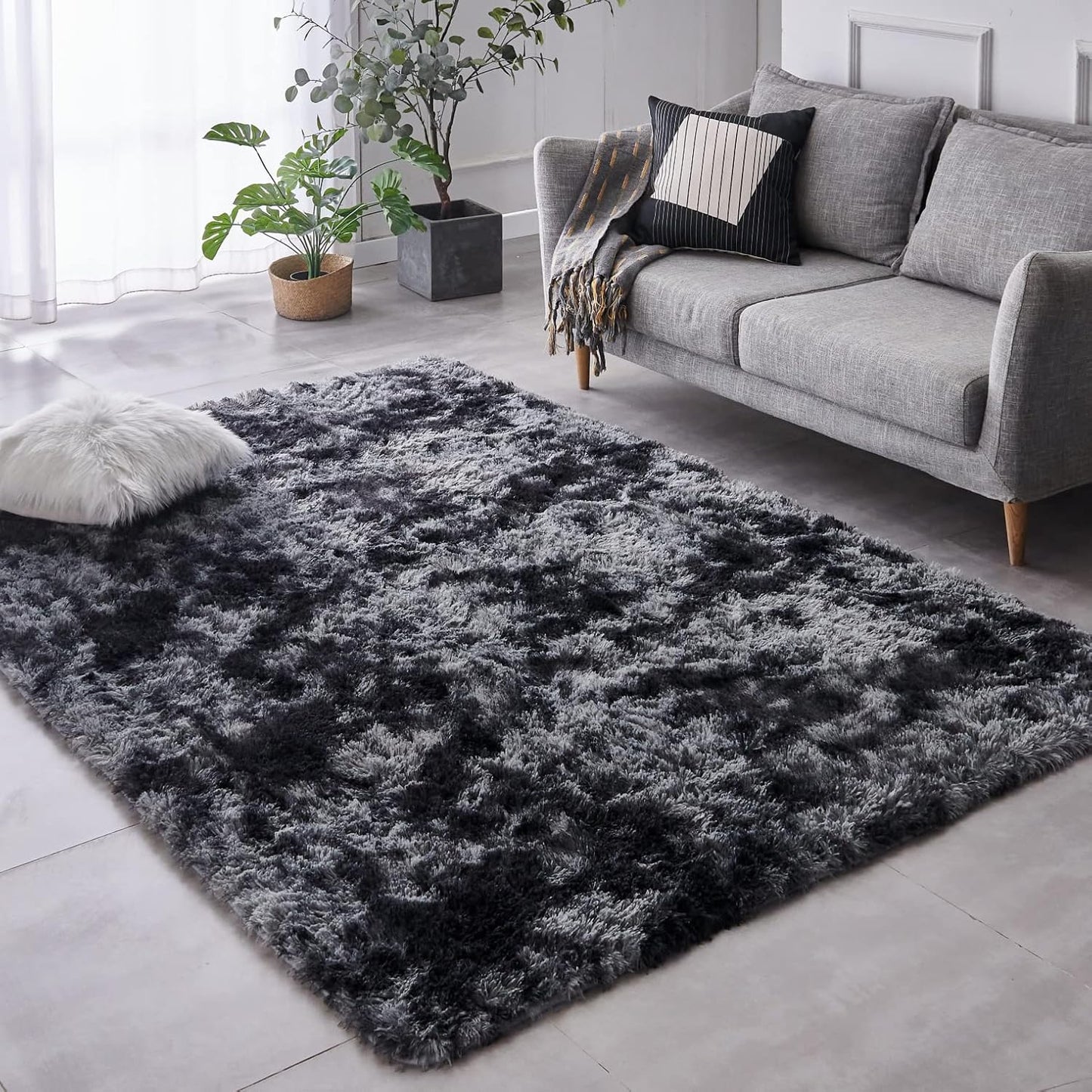 TABAYON Extra Large Shag Area Rug for Cozy Living Spaces