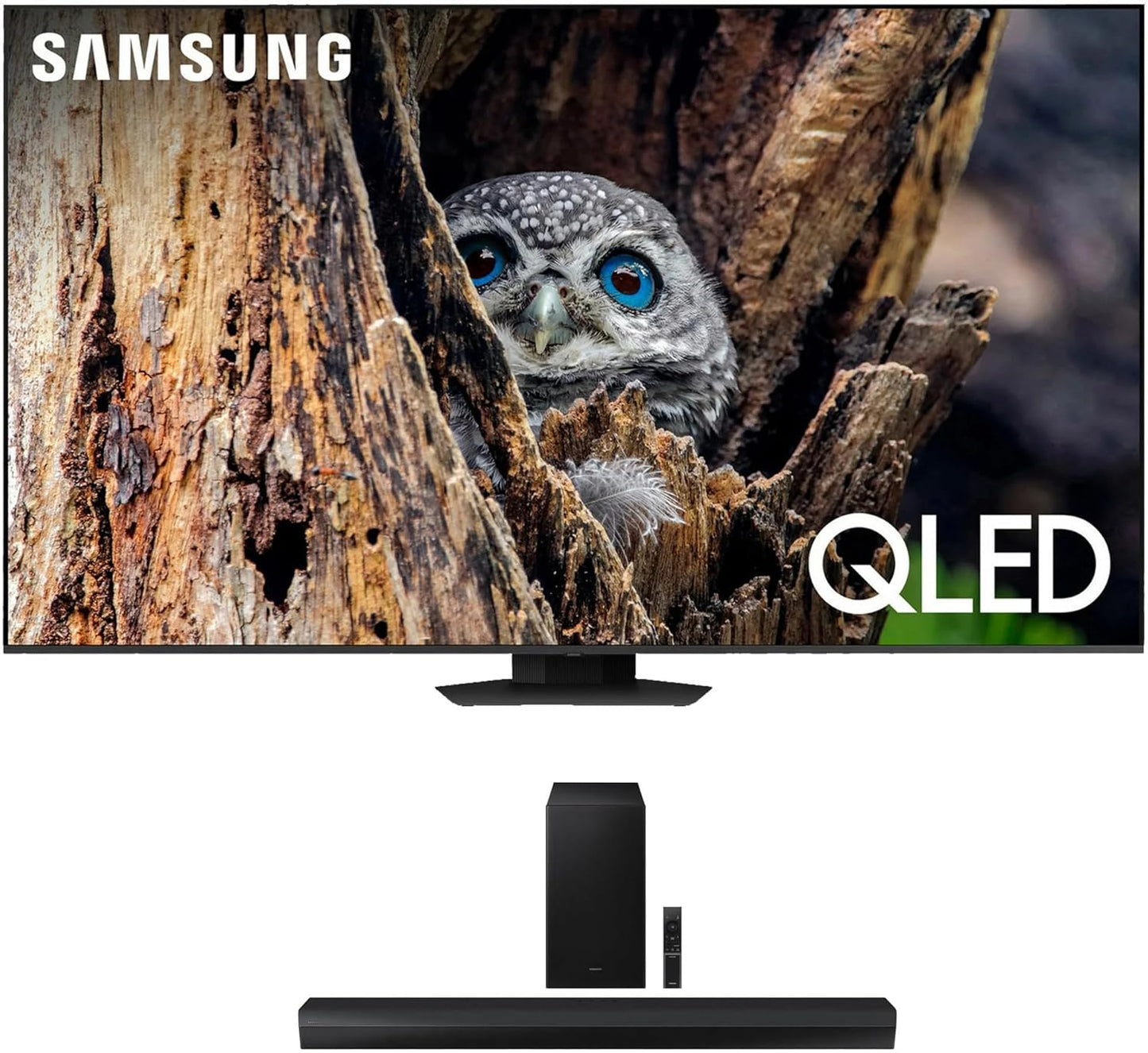 Immerse Yourself: Samsung 50 Inch QLED 4K TV & Soundbar Bundle
