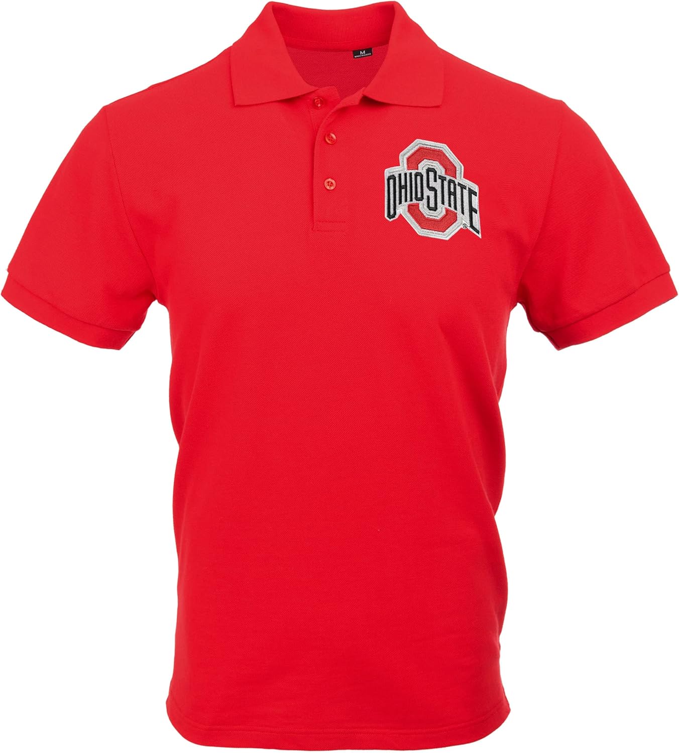 FOCO Men's NCAA College Team Logo Casual Polo Short Sleeve Shirt