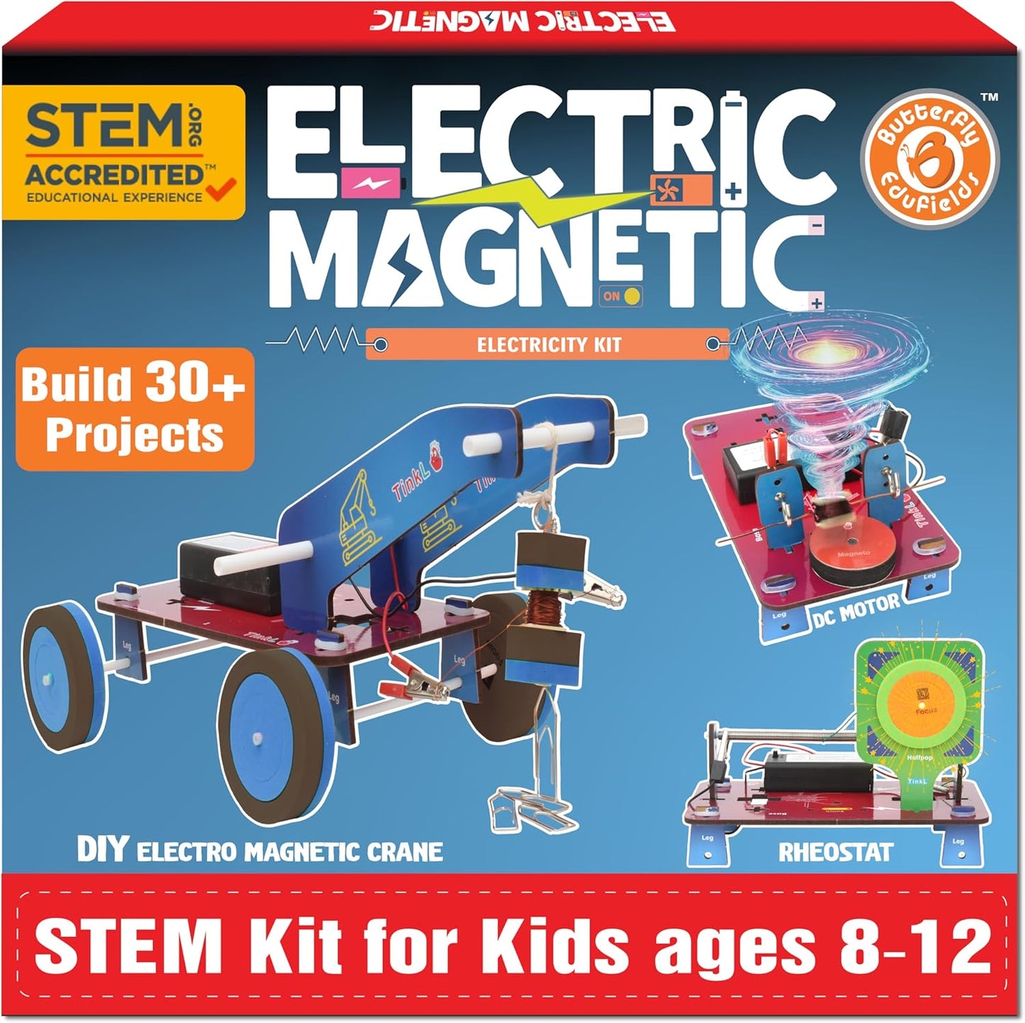 30in1 STEM Kits for Kids - Electricity & Magnetism Fun Projects