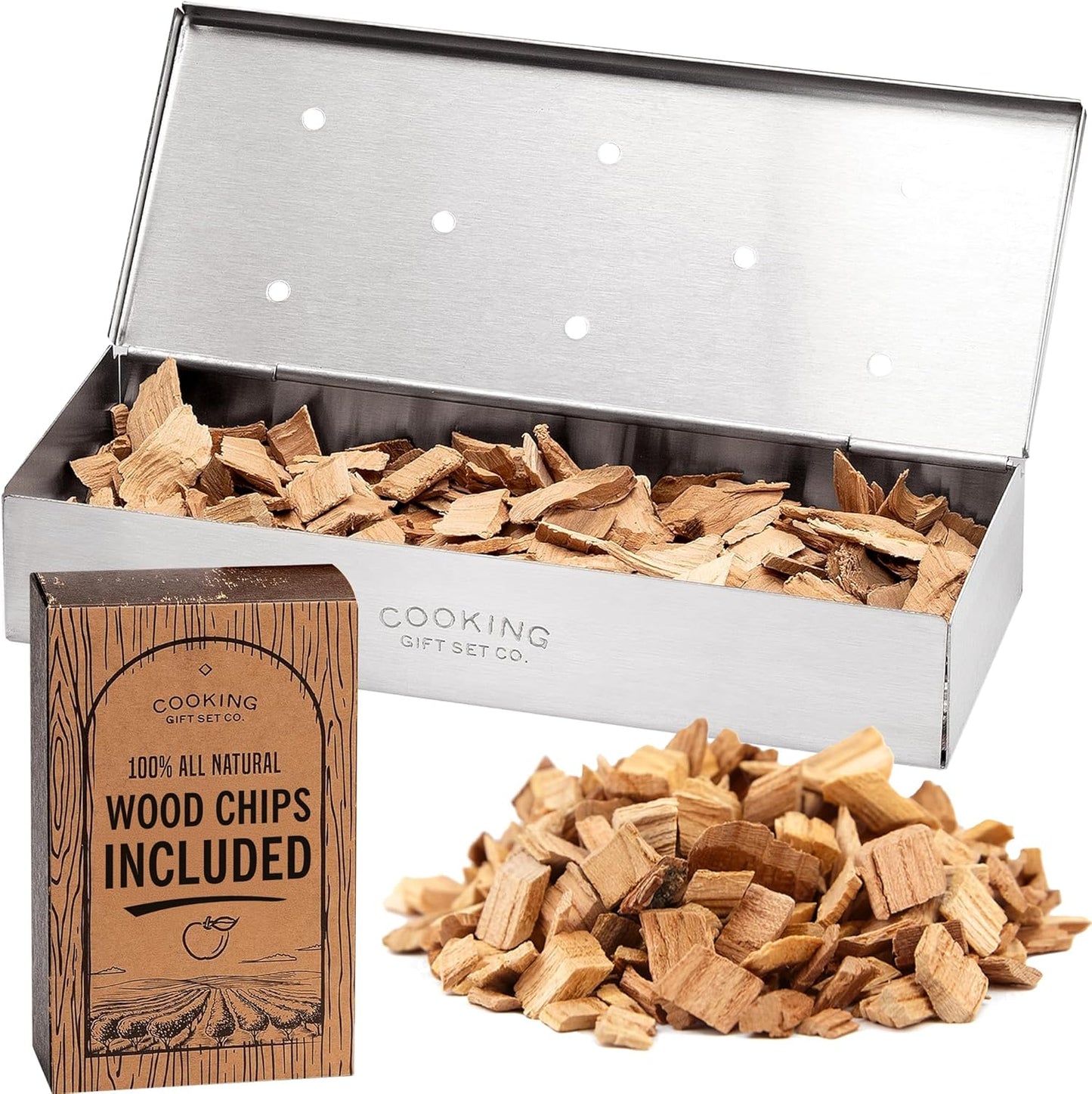 BBQ Smoker Box Kit for Incredible Smoking Experience and Flavor