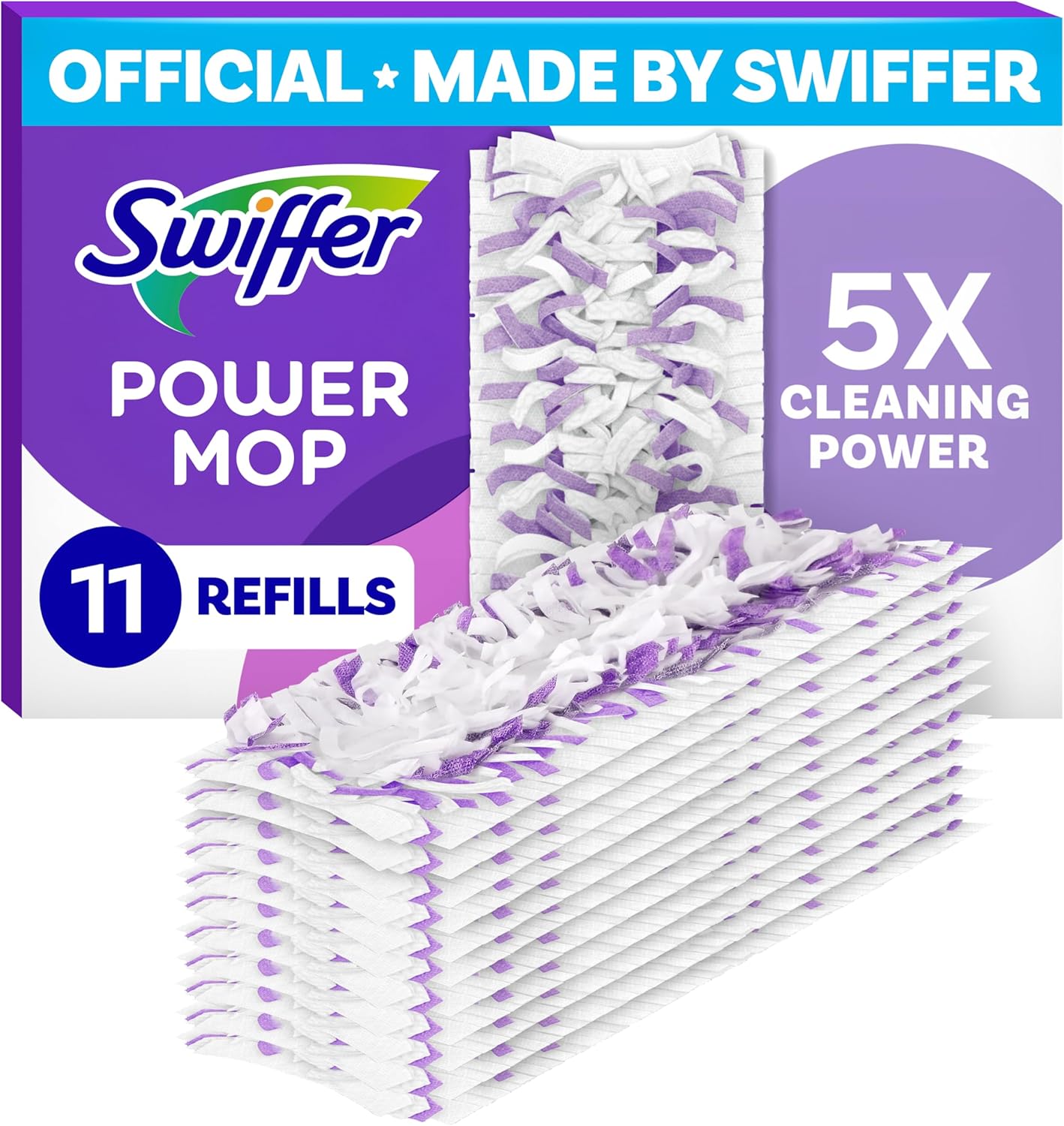 11 Swiffer PowerMop Pad Refills: Ultimate Floor Clean!