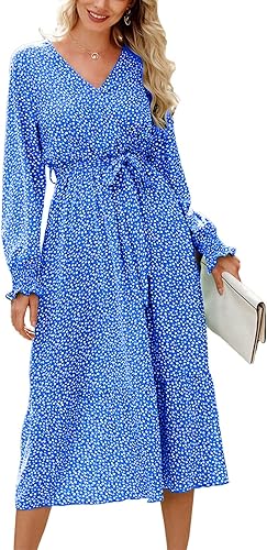 PRETTYGARDEN Women's Floral Print Boho Dress for Every Occasion