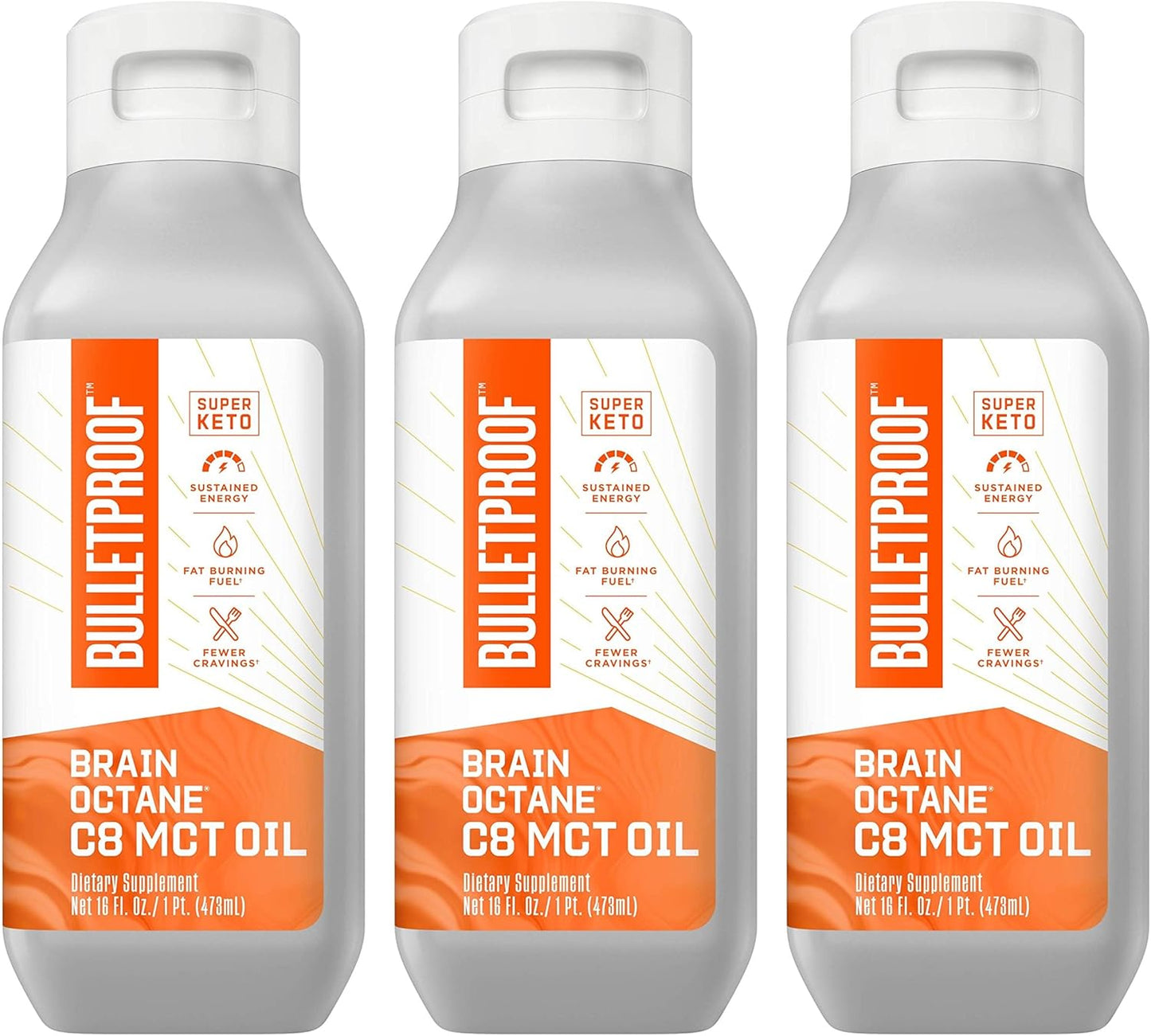Bulletproof Brain Octane C8 MCT Oil for Energy and Craving Support