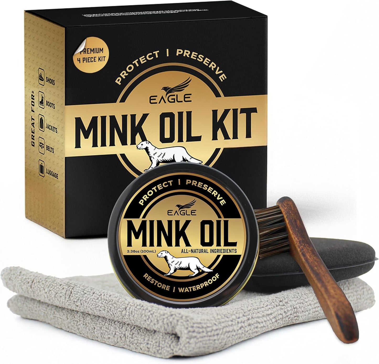 Revive and Protect: Eagle Mink Oil Kit - Designer Trends