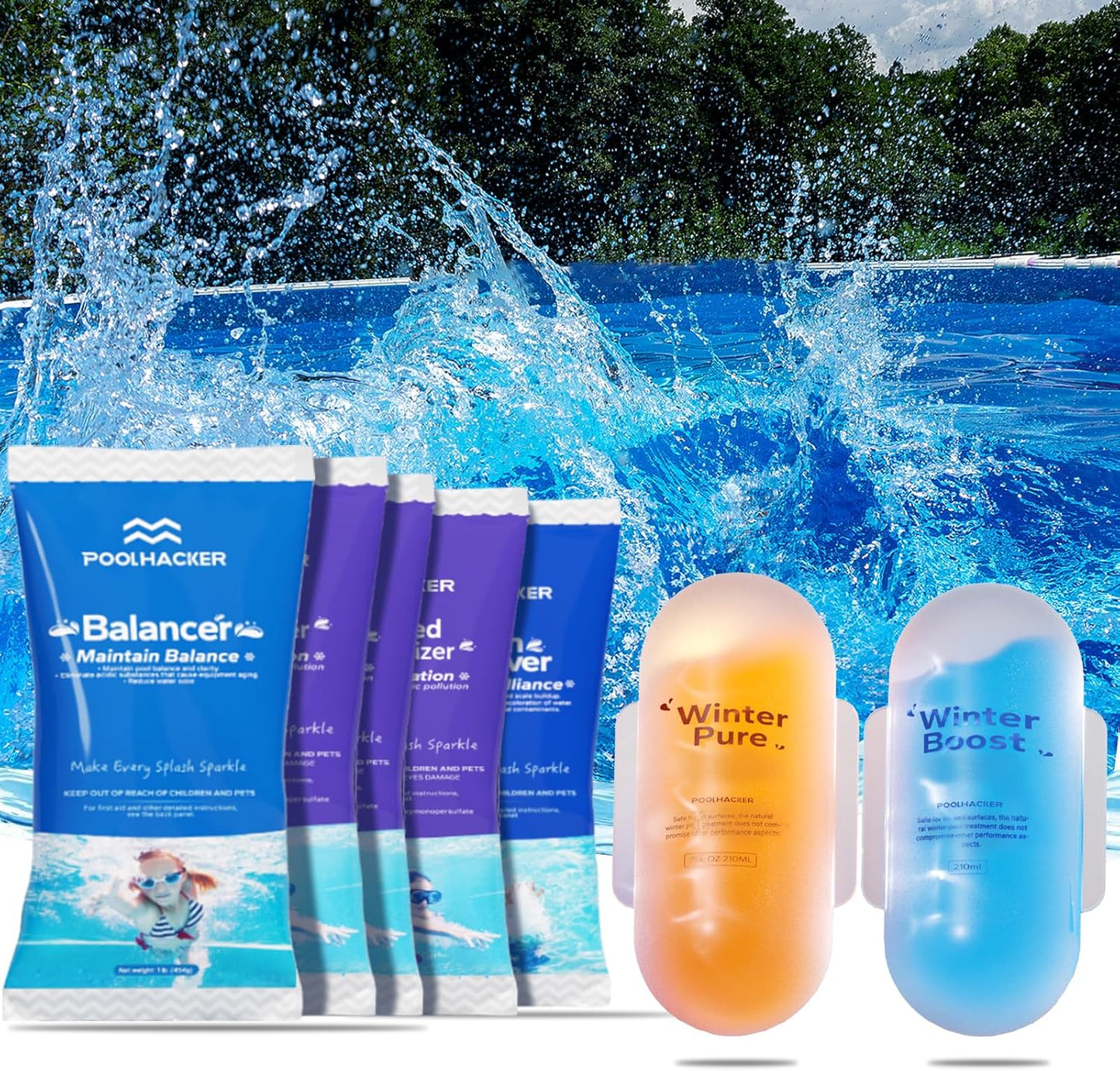 4-in-1 Pool Closing Kit for Above Ground & Inground Pools