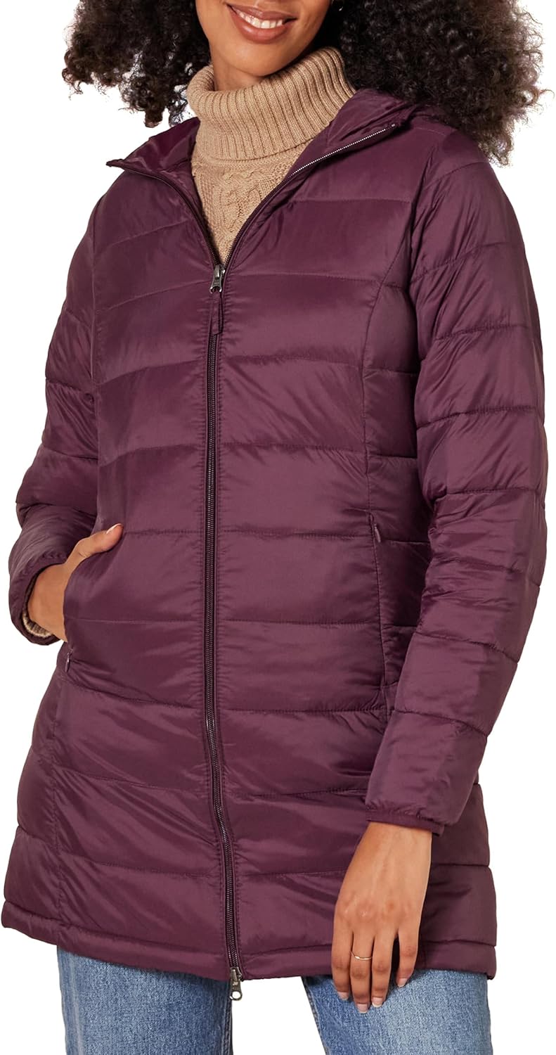 Lightweight Water-Resistant Packable Hooded Puffer Coat Review
