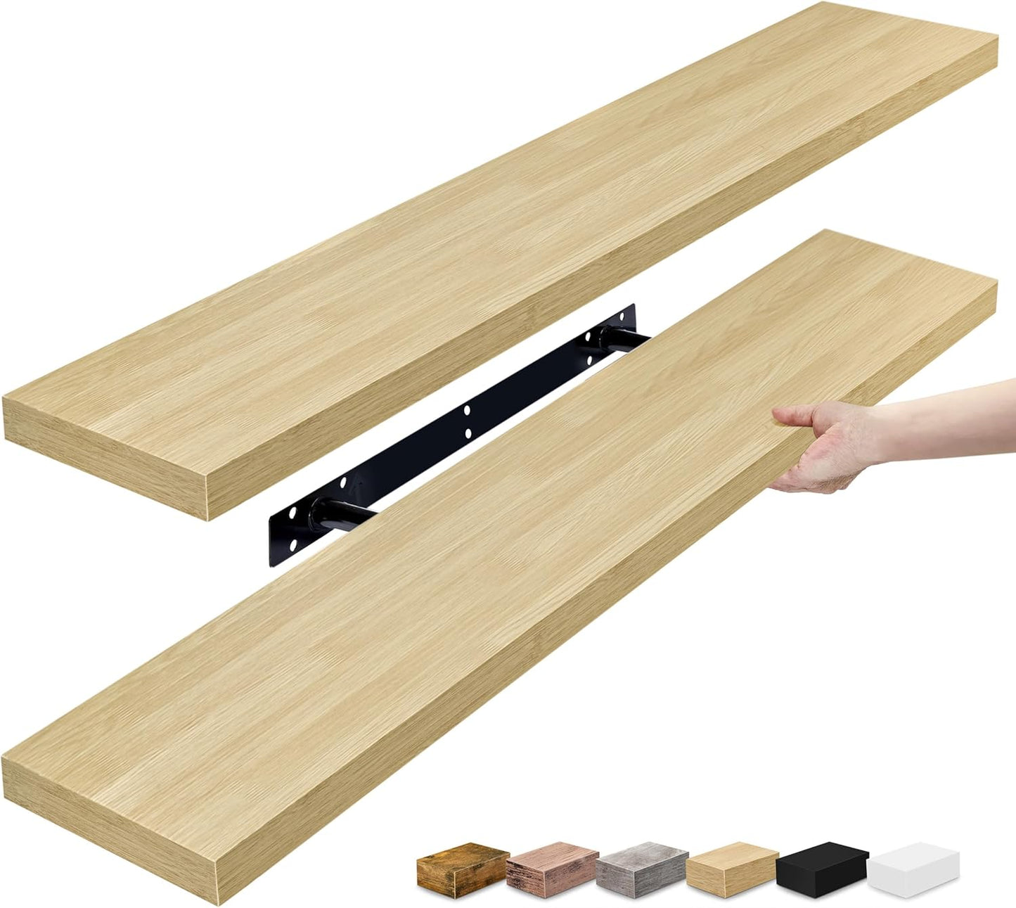 Sorbus Floating Shelves for Wall - Stylish 35 Inch Storage Solution