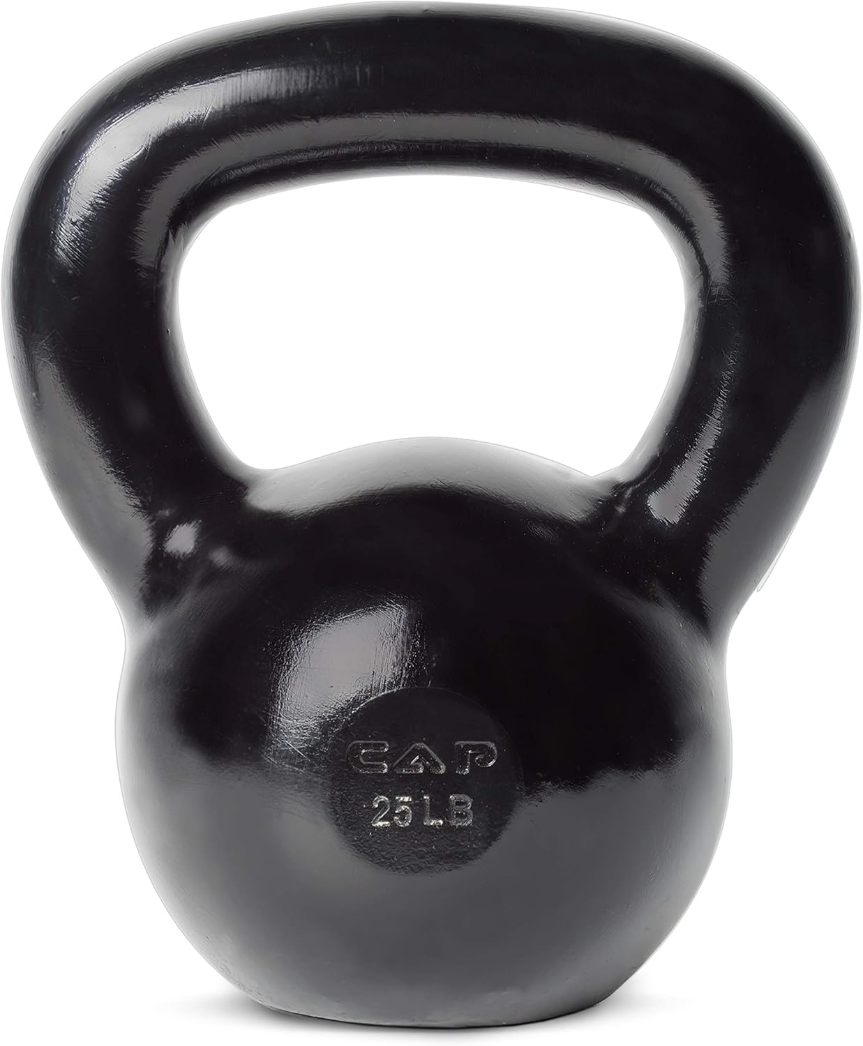 Versatile Enamel Coated Cast Iron Kettlebell for Workouts