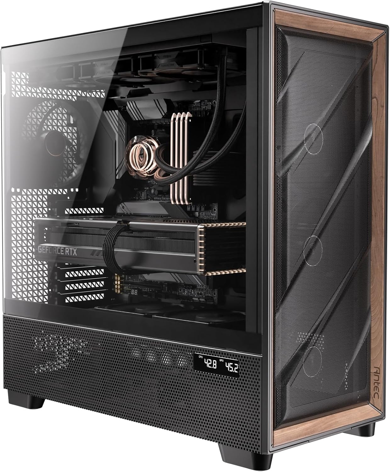 Antec Flux Pro Full-Tower E-ATX PC Case with High-Airflow Design
