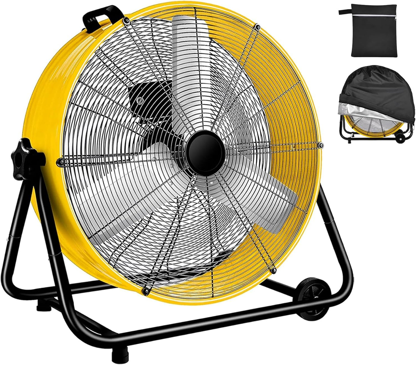 Industrial Fan 24in Heavy Duty High Velocity Air Circulation