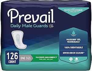 Prevail Proven Male Incontinence Guards for Maximum Absorbency