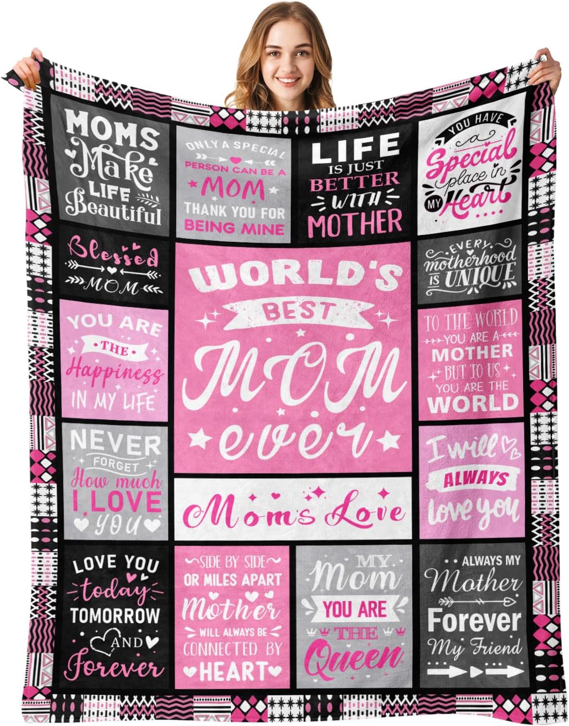 Best Mom Ever Gifts - Cozy 60x80 Blanket for Every Occasion