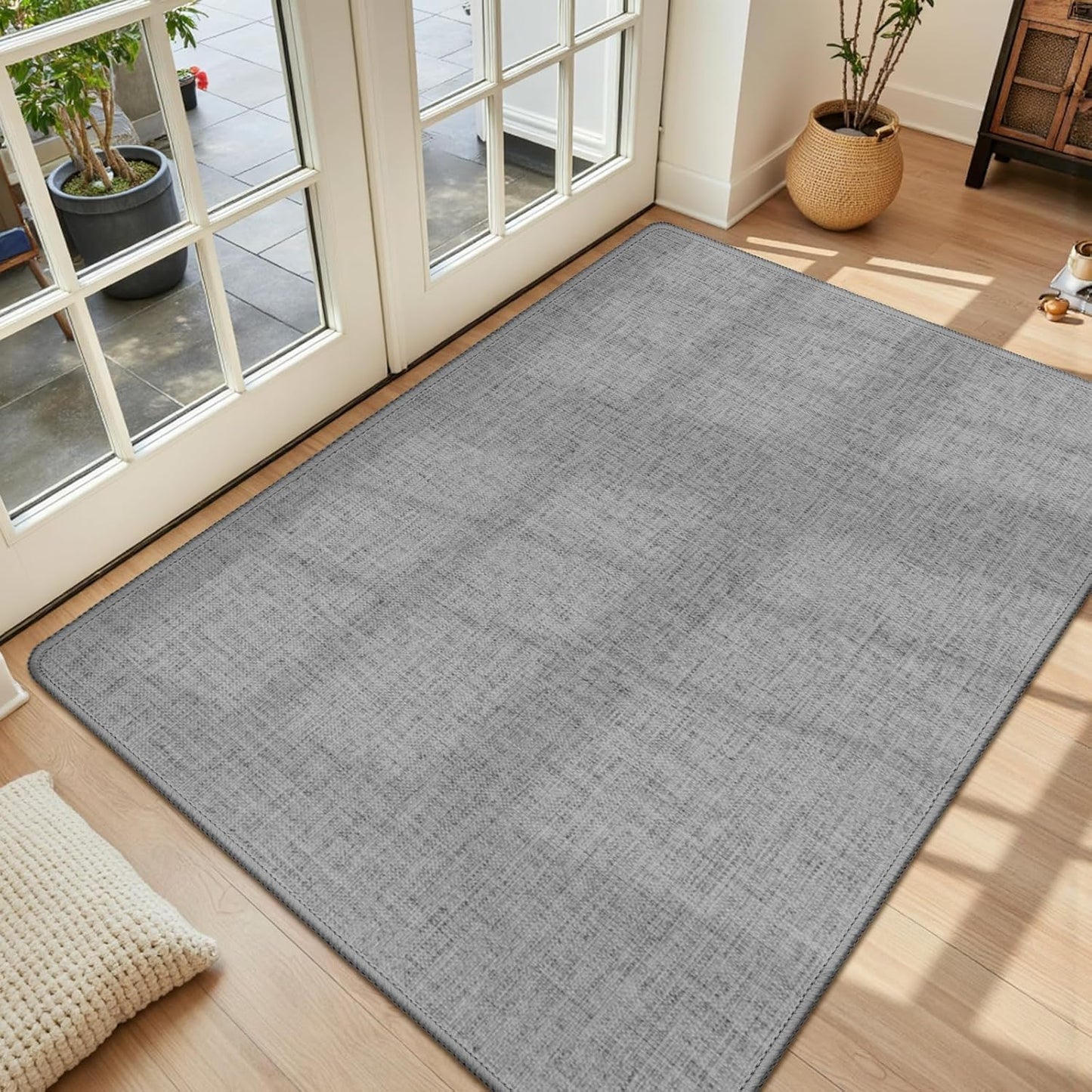 LEKEEPGO Ultra Thin Indoor Door Mat for Entryway, 36x59 in