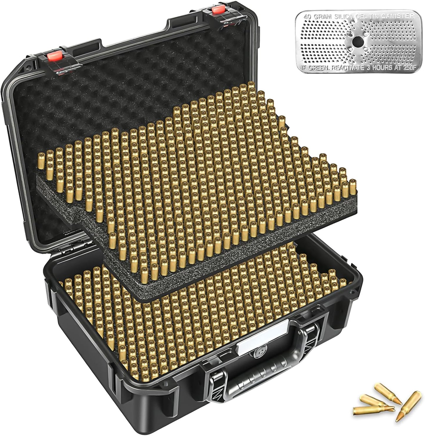 5.56mm Ammo Case Storage Box for .223 5.56 Rounds Transport